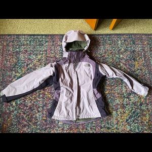 Purple North Face Waterproof Jacket